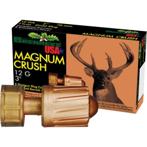 United States Association of Gun Owners Brenneke Magnum Crush 12 Gauge 3in 1-1/2oz Slug, 5-Round - $17.27 at United States Association of Gun Owners