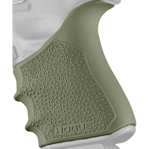 Hogue Grip Sleeve Handall Beavertail OD Green Rubber - 17041