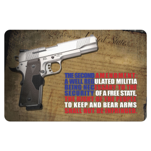 United States Association of Gun Owners TekMat TEKR172AMEND Right To Bear Arms Cleaning Mat, 11x17in - $6.84 at United States Association of Gun Owners