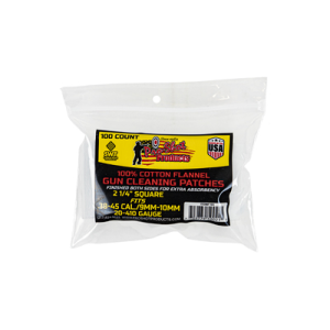 United States Association of Gun Owners Pro-Shot Patch 38-45cal 20-410 100 Count Cleaning Patches - $5.35 at United States Association of Gun Owners