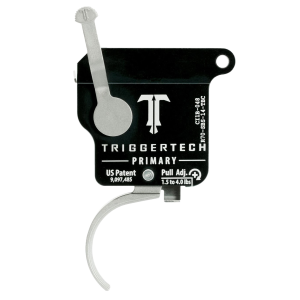 TriggerTech R70SBS14TBC Primary Single-Stage Traditional Curved Trigger with 1.50-4 lbs Draw Weight for Remington 700 Right