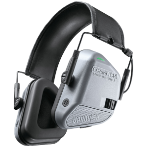 Champion Vanquish 40978 Electronic Earmuff, Gray/Black