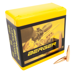 Berger Bullets 25485 25 Caliber 135gr Hybrid Target Bullets, 100/Box