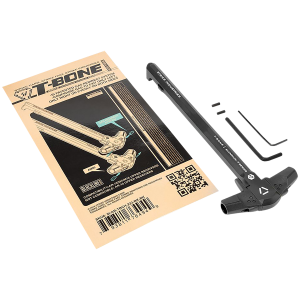 Strike Industries T-Bone .223/5.56 AR-15 Charging Handle, Black - SI-AR-TBCH-223-BK-BK