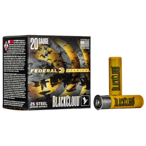 Federal Premium 20 Gauge 3in Steel Shot, 1oz, #2, 25-Round Box