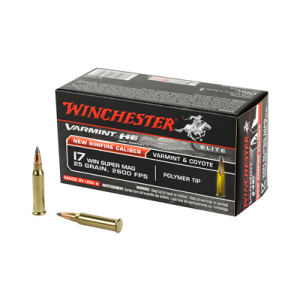 Winchester Varmint HE .17 WSM 25Gr Polymer Tip Ammunition, 50-Round