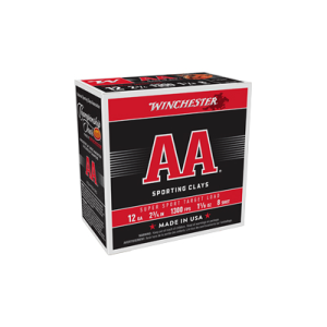 Winchester AA Supersport Sporting Clay 12 Gauge 2.75in Shotshell, #8