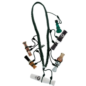 Primos Waterfowler's 5 Call Lanyard, Black Cord