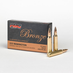 United States Association of Gun Owners PMC 223A .223 Rem 55gr FMJBT Rifle Ammo, 20-Round Box - $9.91 at United States Association of Gun Owners