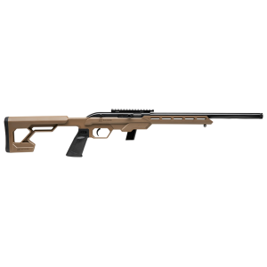 Savage Arms 45124 64 Precision Full Size 22 LR 10+1 16.50" Matte Black Heavy Threaded Barrel, Matte Black Picatinny Rail Carbon Steel Receiver, M-LOK Handguard, Flat Dark Earth Chassis Synthetic Stock