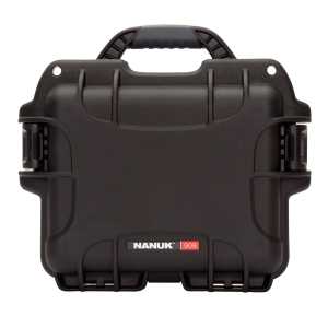 Nanuk 9081001 908 Waterproof Black Resin w/ Foam Padding&Airline Approved