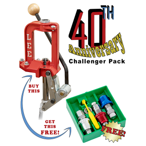Lee Precision 92134 Challenger Press 40th Anniversary w/Breech Lock 9mm Dies