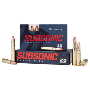 Hornady 450 Bushmaster 395gr Sub-X Subsonic Ammo, 20 Rounds