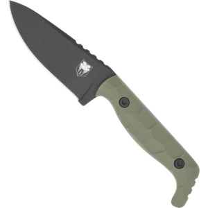 United States Association of Gun Owners CobraTec Kingpin 4in D2 Steel Fixed Blade Knife, OD Green - $65.09 at United States Association of Gun Owners