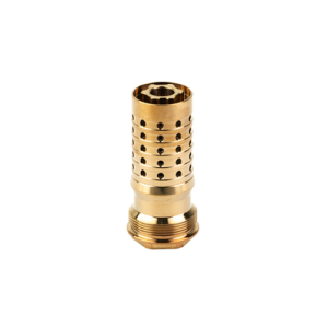 Q Rearend XL .338 Caliber Muzzle Brake 5/8X24 - RE-CBLX-5-8-24