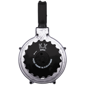 KCI USA AR-15 50rd Drum Magazine 5.56 NATO Clear Polymer - KCIMZ036