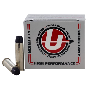 Underwood Ammo 720 .357 Magnum 180gr LFN Gas Check Handgun Ammo, 20-Round Box