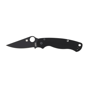United States Association of Gun Owners Spyderco Para Military 2 3.42in Folding Knife, Black DLC - C81GPBK2 - $224.25 at United States Association of Gun Owners