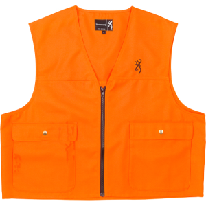 Browning Safety Vest Buck Mark Blaze Orange Medium Hunting Vest