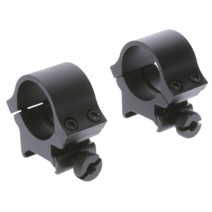 TRUGLO TGTG8961B2 Lightweight Scope Rings Matte Black 1" High - TG8961B2