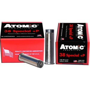 Atomic 38 Special +p 148gr Wc - Up-side Down 20rd 10bx/cs