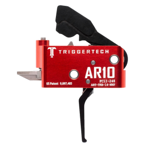 TriggerTech Diamond ARTTRB14NNF Black/Red Two-Stage Trigger for AR-10