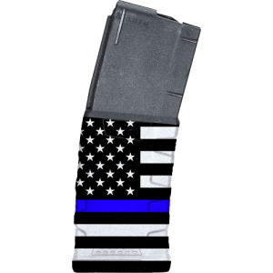 Mission First Tactical EXD Magazine AR15 5.56 NATO 30rd Blue Line Flag - EXDPM556AMB1
