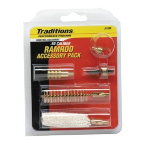 Traditions Ramrod Accessories Pack for Muzzleloader .50 cal, 10/32 Threads - A1205