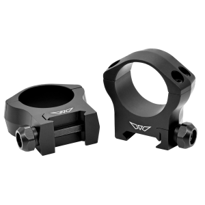Warne Mountain Tech 30mm Medium Scope Rings, Matte Black - 7214M