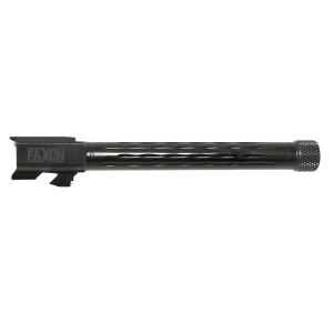 United States Association of Gun Owners Faxon Firearms GB910N34LGQT Match Series 9mm Luger 5.75in Threaded Barrel, Black Nitride - $121.00 at United States Association of Gun Owners