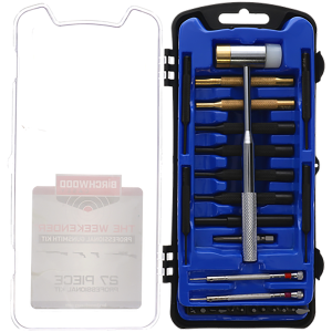 Birchwood Casey 42021 Weekender Professional Gunsmith Kit, Blue, 27 Pieces