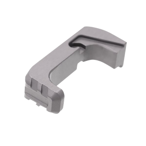 Tyrant CNC TDGEMRGG Extended Magazine Release Glock Gen4-5 Grey Aluminum - TDGEMRGG