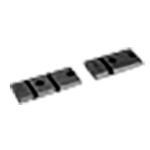 Warne Maxima Matte Black Steel Weatherby Mark V Magnum 9 Lug 2-Piece Base - M902879M