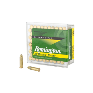 Remington High Velocity .22 LR 40gr Round Nose Ammo, 100-Pack