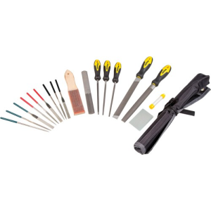 Wheeler Professional Gunsmithing File Set 18-Piece Kit with Pouch