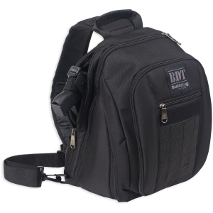 Bulldog BDT408B Small Tactical Sling Pack, Black Nylon