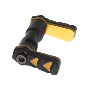 Tyrant CNC TDSSARGOLD Safety Selector Nexgen AR-15 Gold Aluminum/Rubber - TDSSARGOLD