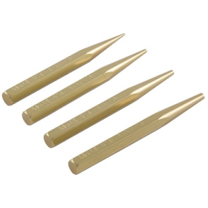 Grace USA BSP-4 Brass Punch Set, 4-Piece Starter