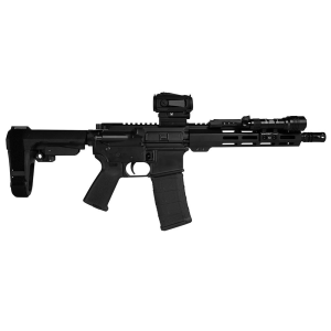 Shark Coast Midnight AR Pistol Bundle 5.56mm 10.5in Barrel, SBA3 Brace - SCC04038MNB-P