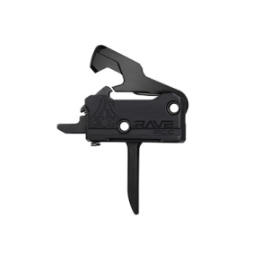 Rise Armament RAVE PCC Drop-In Flat Trigger with Anti-Walk Pins, Black