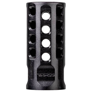 Tapco TAP22004 Muzzle Brake Black Anodized Aluminum 1/2"x28 Threads 2" OAL .920" Diameter .22 LR