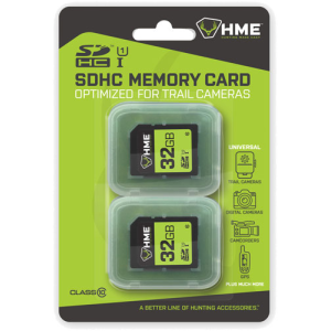 HME 32GB SD Memory Card 2-Pack for Game Cameras