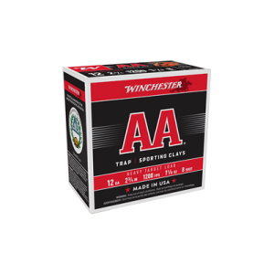 Winchester AA Heavy Target 12 Gauge 2.75in Shot, #8, 25-Round