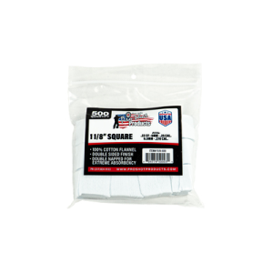 United States Association of Gun Owners Pro-Shot Patch .22-.270 Cal 500 Count Cleaning Patches - $8.70 at United States Association of Gun Owners