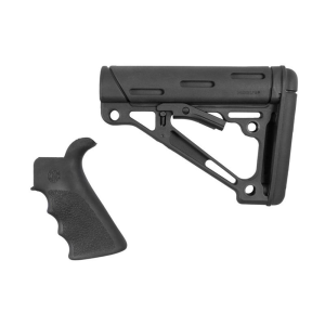 Hogue OverMolded AR-15/M-16 Stock Kit with Beavertail Grip, Black