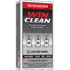 United States Association of Gun Owners Winchester Super-X Target Winclean 9mm 124gr Brass Enclosed Base Ammo, 50-Round - $22.33 at United States Association of Gun Owners