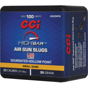 United States Association of Gun Owners CCI ARS22SHP35 High Bar Air Pellets 22 Cal 35 Grain HP, 100-Round Box - $12.33 at United States Association of Gun Owners