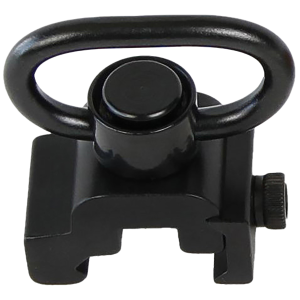 United States Association of Gun Owners Bulldog BD886 Deluxe Push Button Swivel Black 1.25" Steel QD Rail Mount - $15.99 at United States Association of Gun Owners