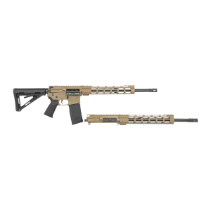 Diamondback DB1721K061 DB15 Combo 5.56x45mm NATO & 300 Blackout 16" 30+1, FDE Carbon Rec/12" M-LOK Handguard, Black Magpul Carbine Stock & Grip, Includes 2 Uppers