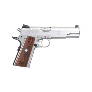 Ruger SR1911 .45 ACP 5in Semi-Auto Pistol, Stainless Wood Grips - 6700